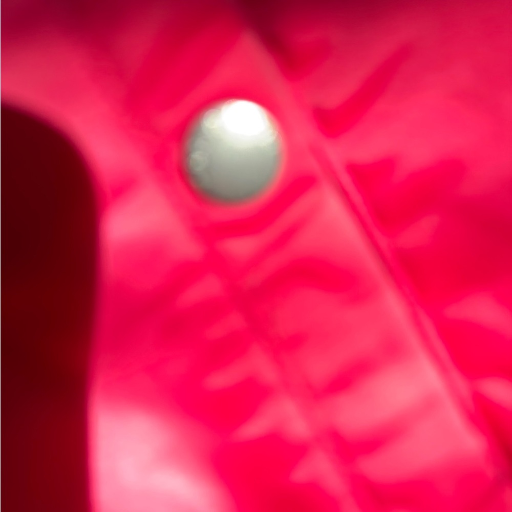 Rag & Bone New York Cropped Hot Pink Bomber Jacket Women’s size Small - Picture 5 of 12